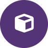 single cube icon