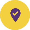 location checkmark icon